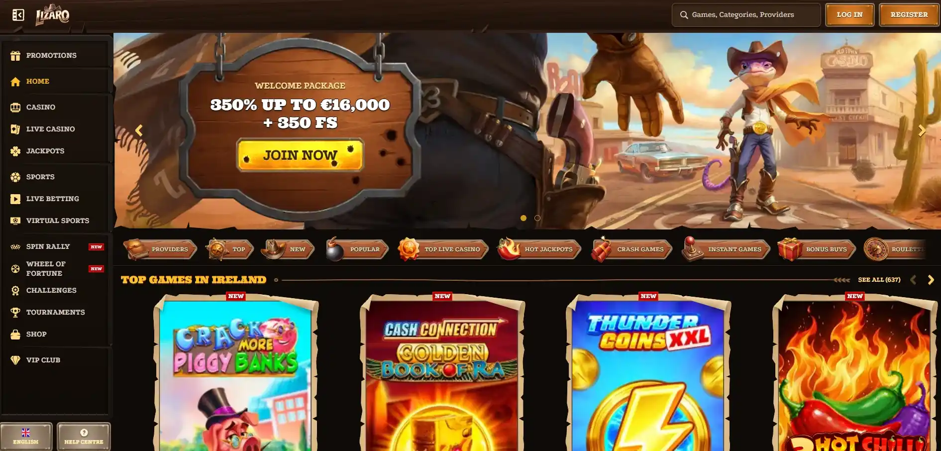 Lizaro Casino casino review section 2